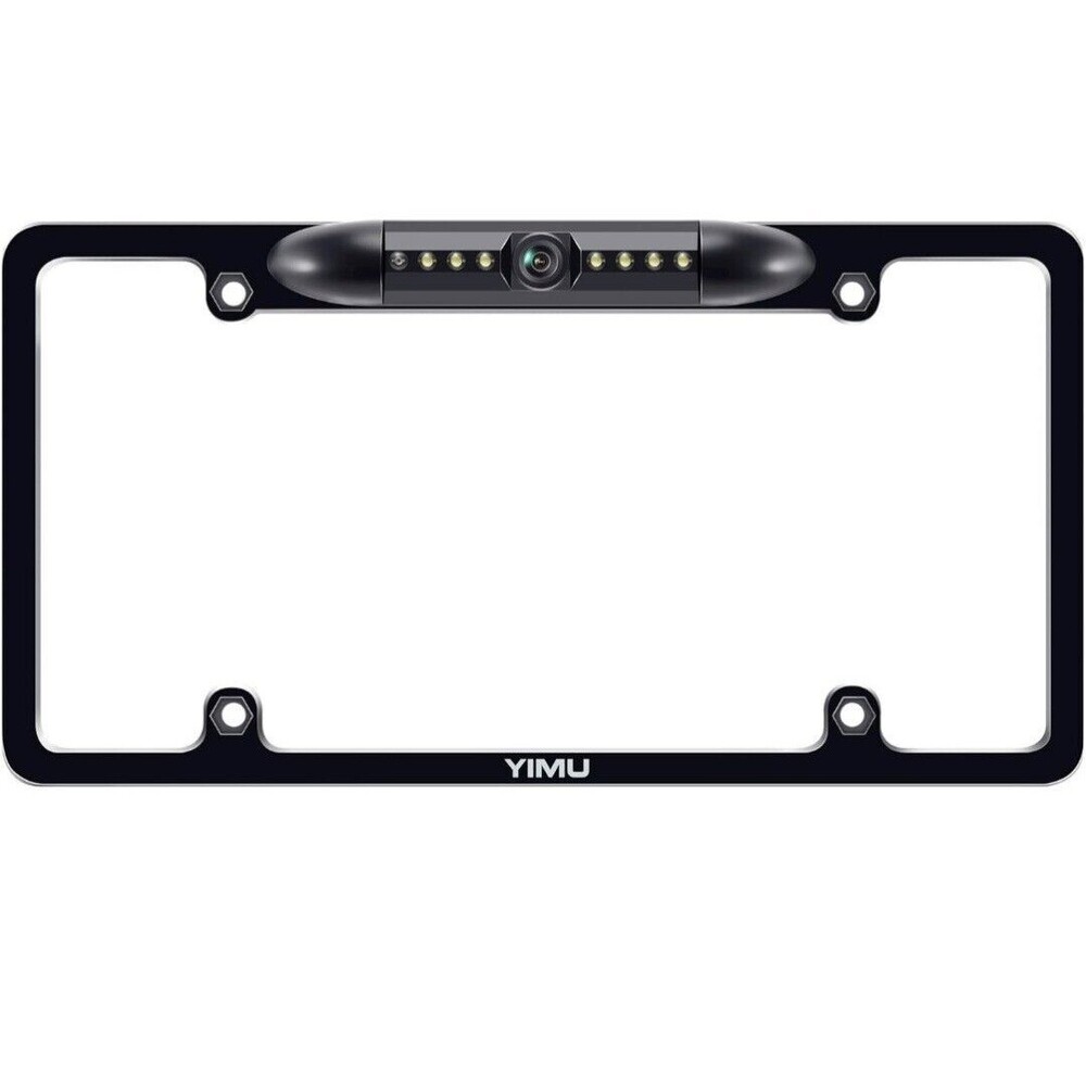 YIMU License Plate Frame Backup Camera HD Rear View Reverse Camera with 7 LED...